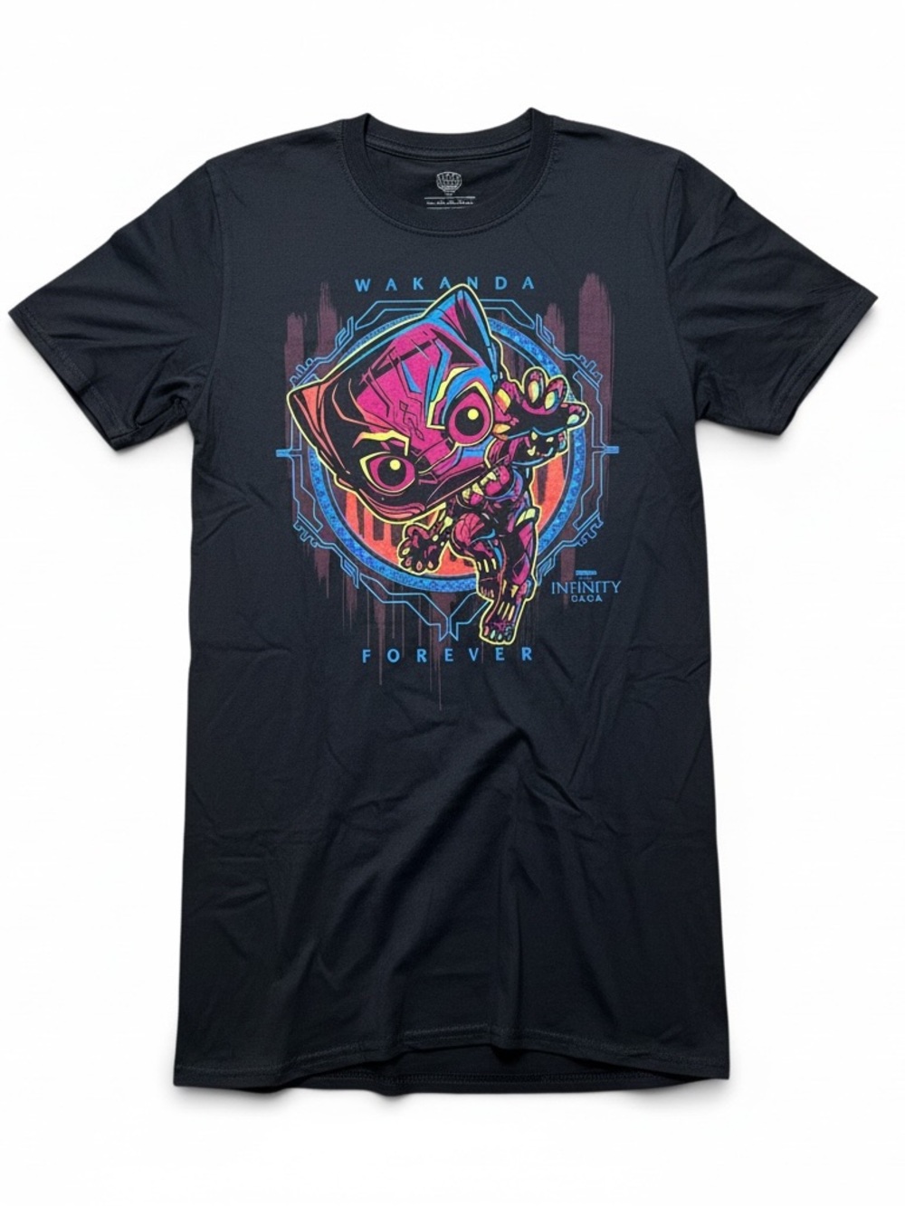 Funko POP Marvel Black Panther Wakanda Forever Infinity Saga Tee S NWOT